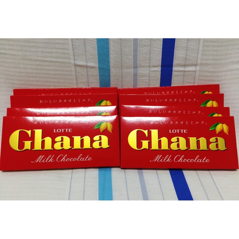 LOTTE GHANA MILK CHOCOLATE Shopee Philippines