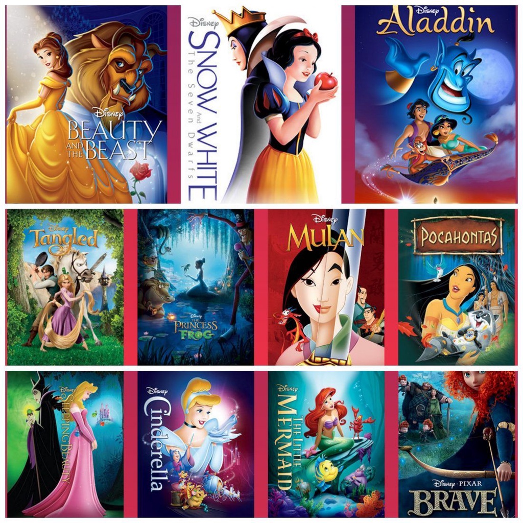 ALL 14 DISNEY PRINCESS COLLECTION' MOVIES (PLS CHECK DESCRIPTION FIRST) |  Shopee Philippines