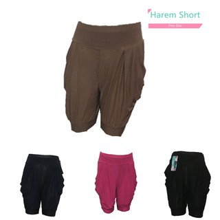 New Arrival Lady's Plain Harem Shorts