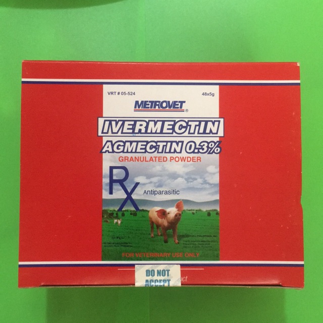 Ivermectin Agmectin 5g Sold Per 1 Box (48packs) | Shopee ...
