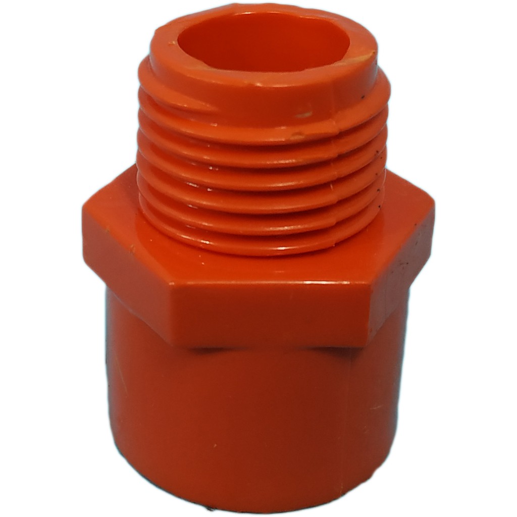 PVC MALE ADAPTOR Orange Shopee Philippines