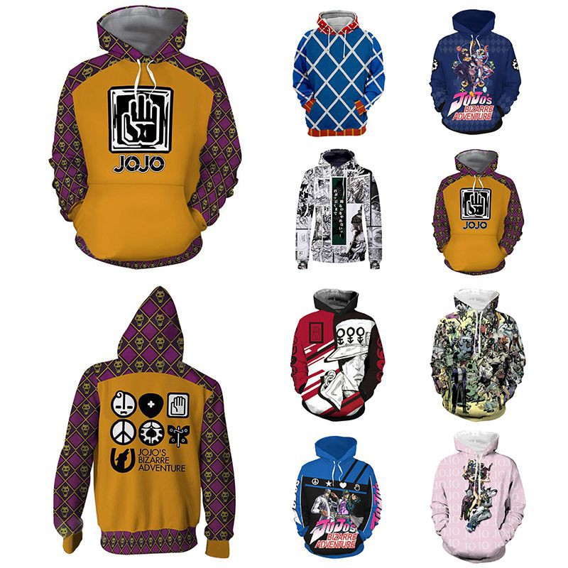 jojo's bizarre adventure hoodie