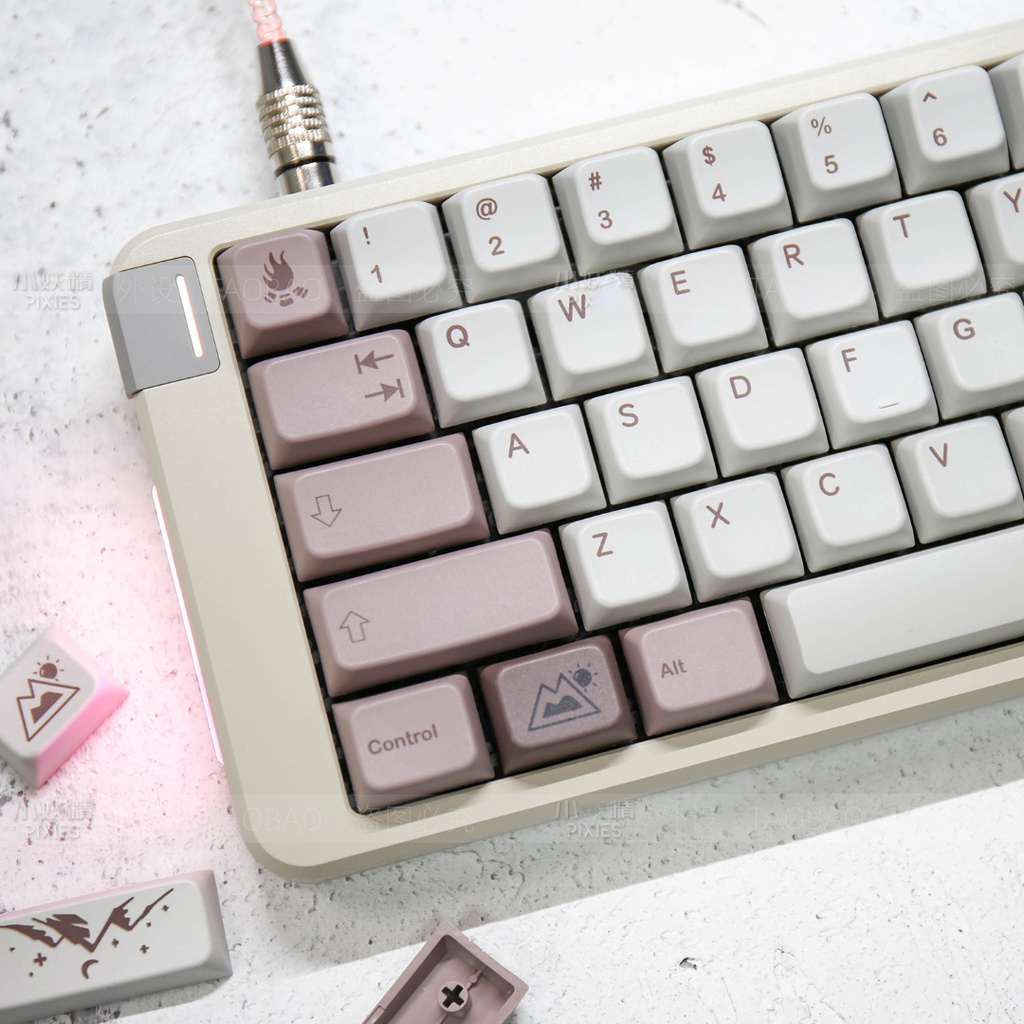 Snowy Night Keycaps MDA Profiles 157Keys PBT Mechanical Keyboard Keycap