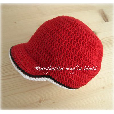 black baby red hat