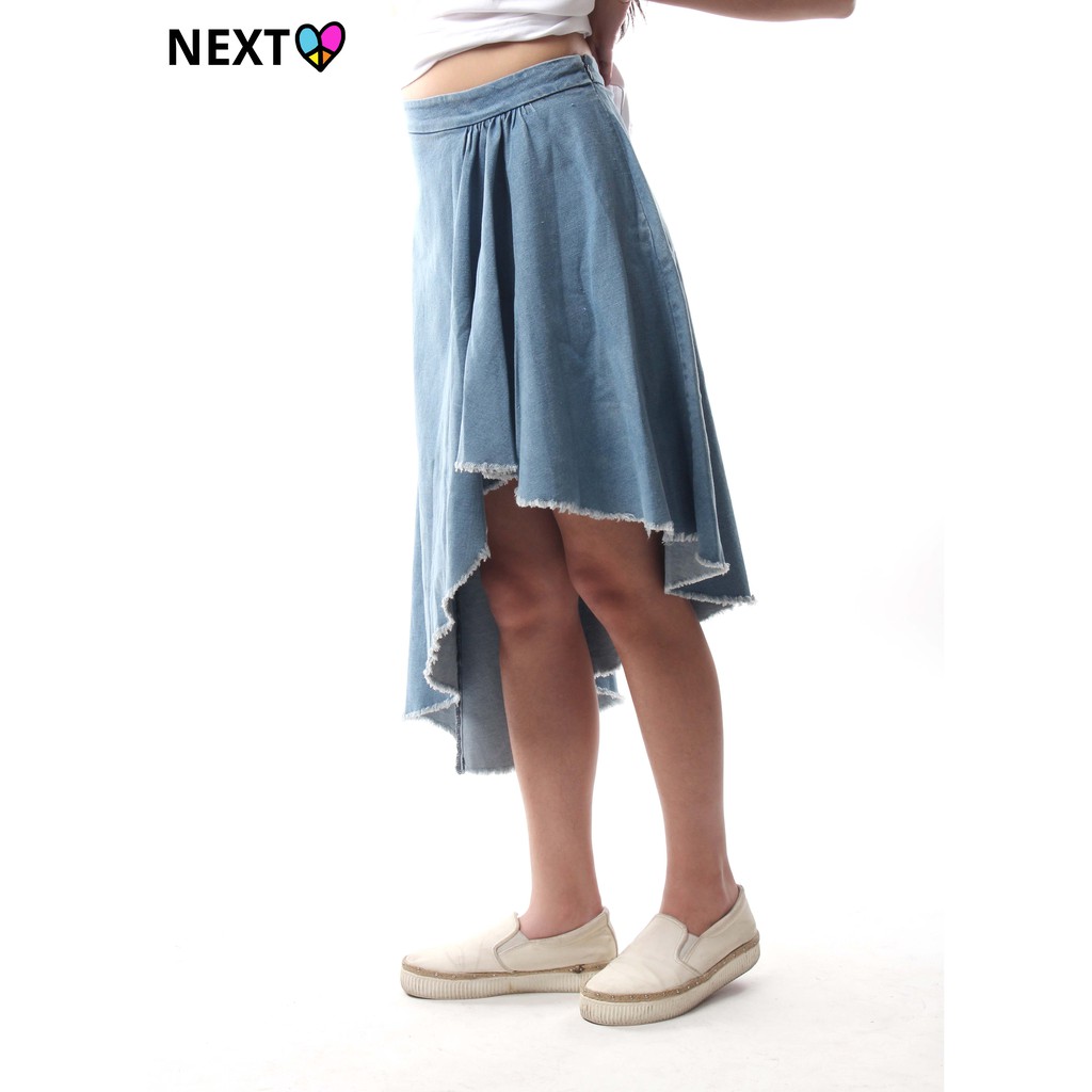 next jean skirt
