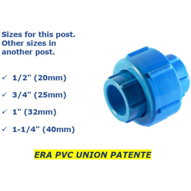 PVC UNION PATENTE PLAIN (ERA) | Shopee Philippines