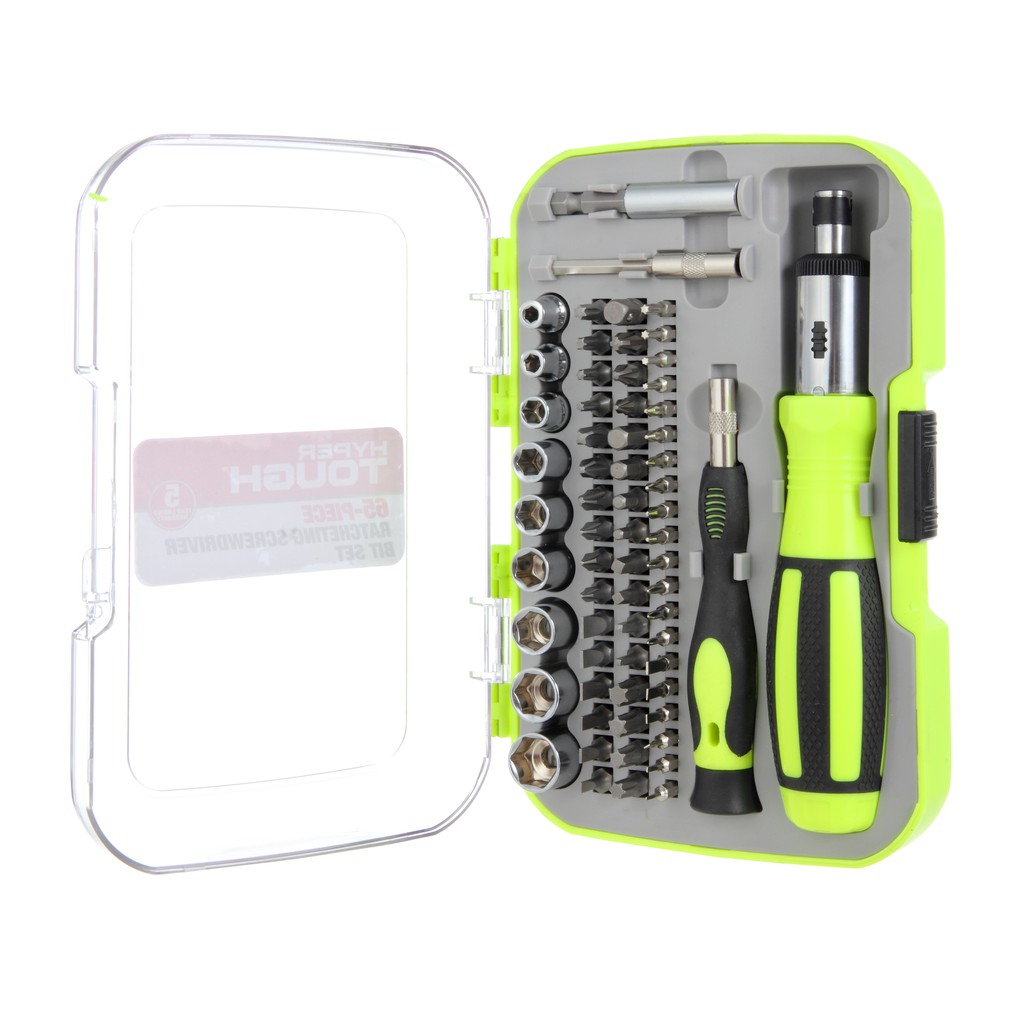 Hyper Tough 65 Piece Ratcheting Screwdriver Set With Case Shopee