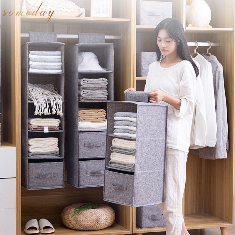 Someday 5 Layers Storage Box Clothes, Storage Boxes For Wardrobe Shelves