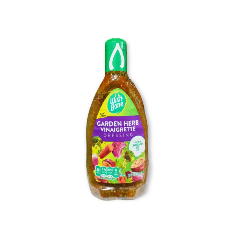 (USA) WishBone Garden Herb Vinaigrette Dressing. 444 ml. Shopee
