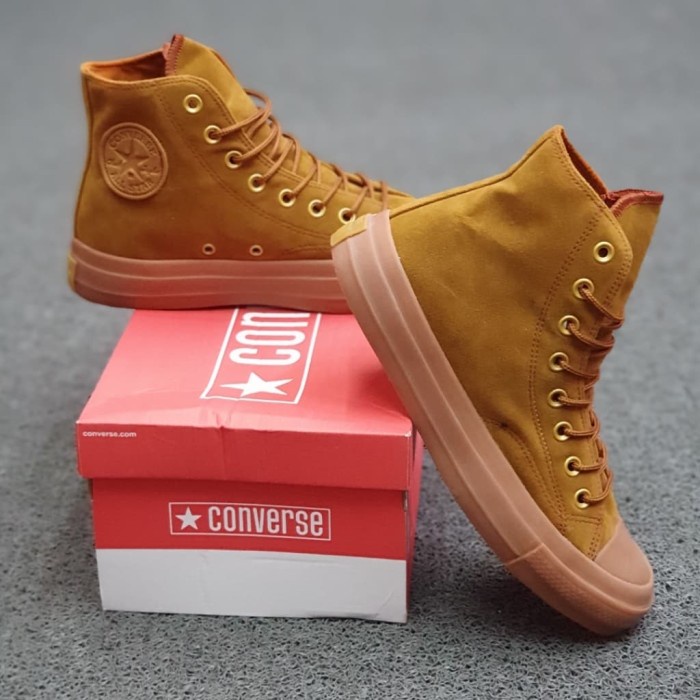 brown tan converse