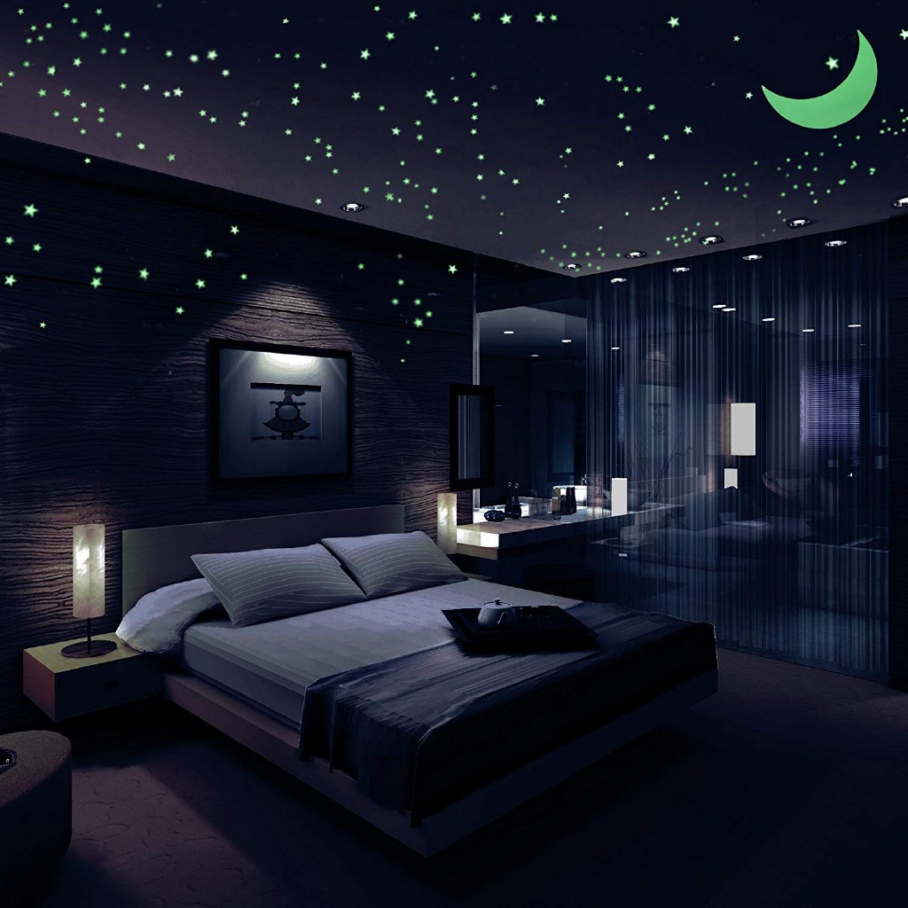 Glow In The Dark Stars Decals Stickers Pack Of 446 Wall Stickers