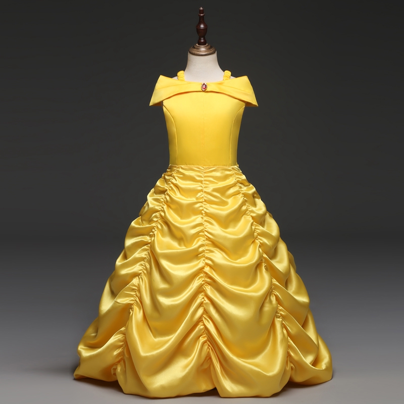 yellow dress fancy