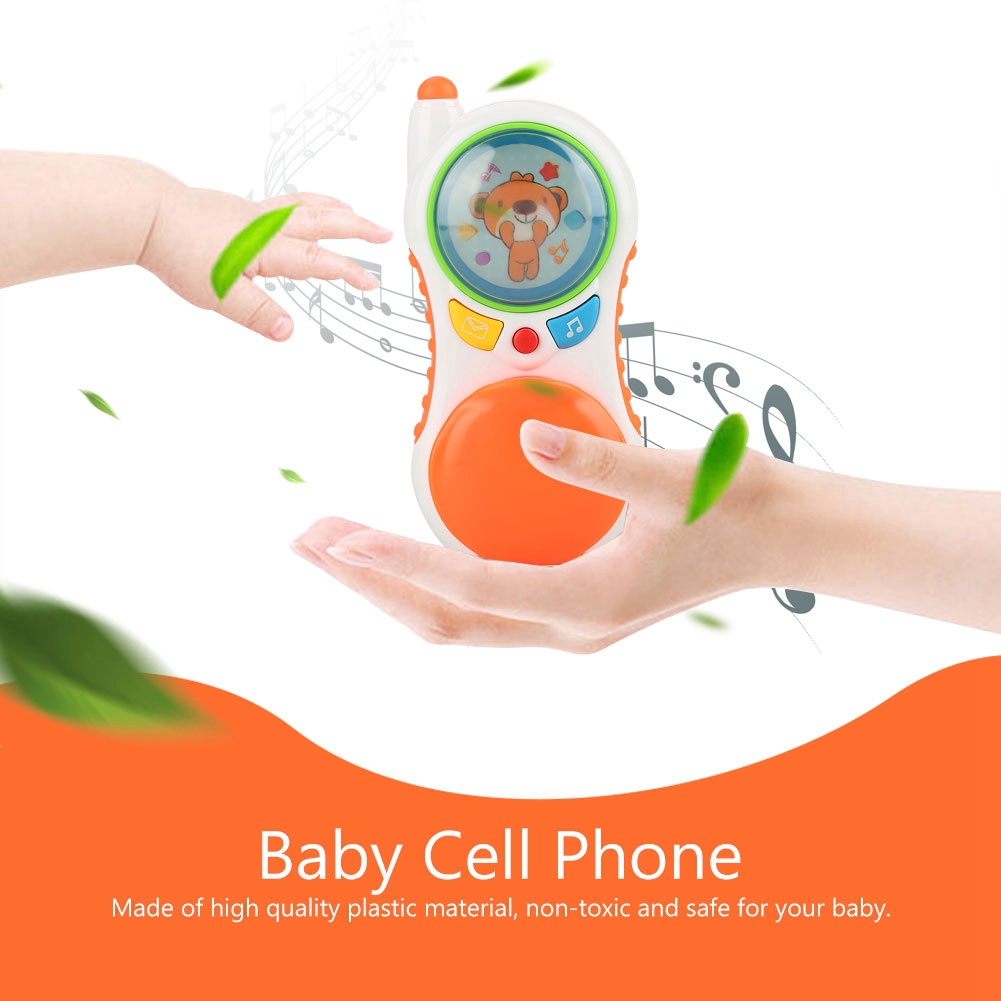 SALE Baby Cell Phone Toy Baby Phone with Sound Light phone Shopee
