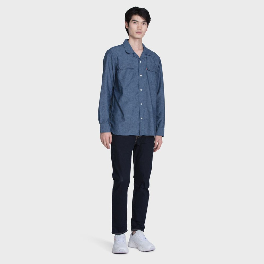 levi's oversized sawtooth denim shirt