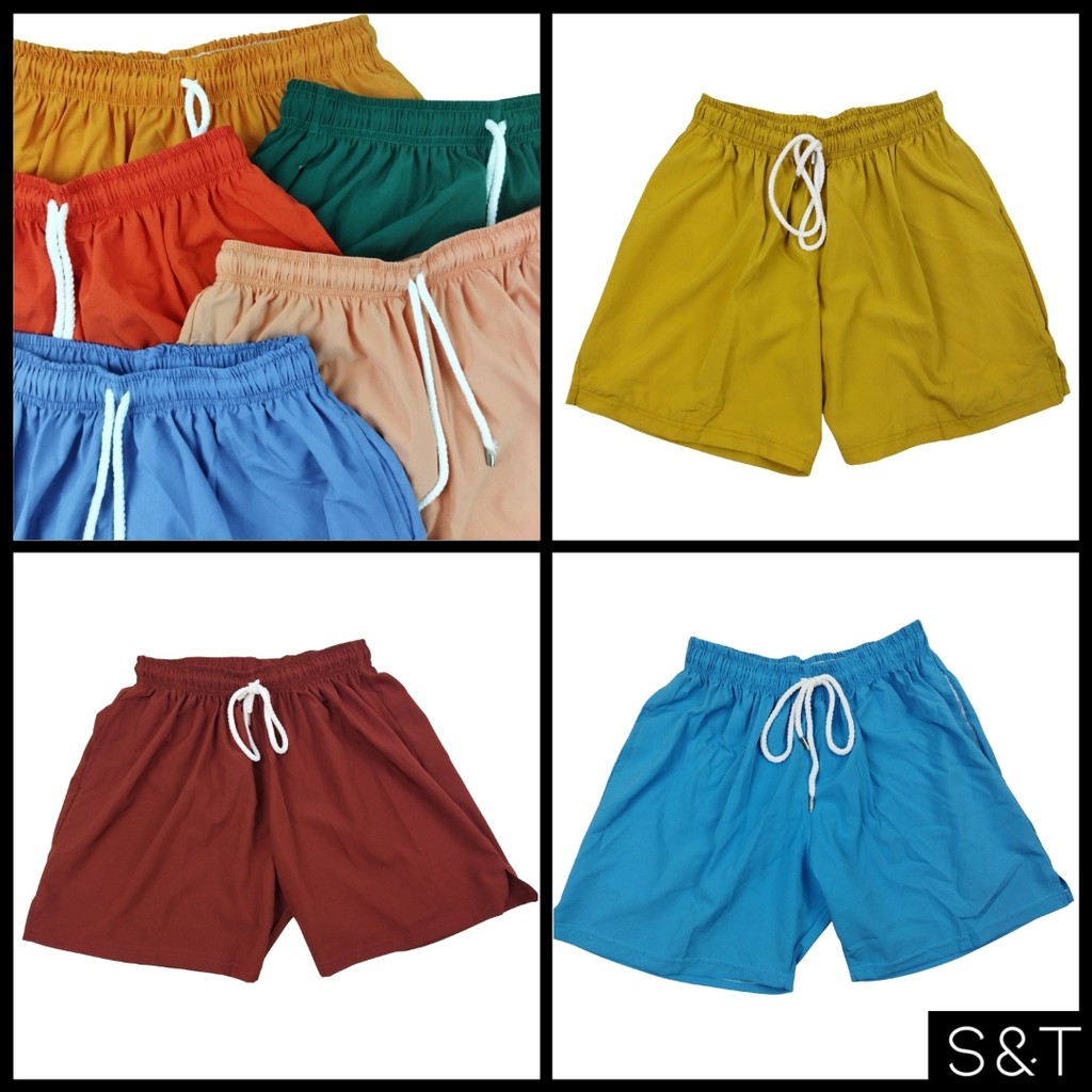 S&T Sports Shorts Premium Taslan Men/Boys (COD) | Shopee Philippines