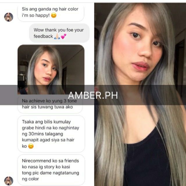 GRAY ASH BROWN Hair Color | Shopee Philippines