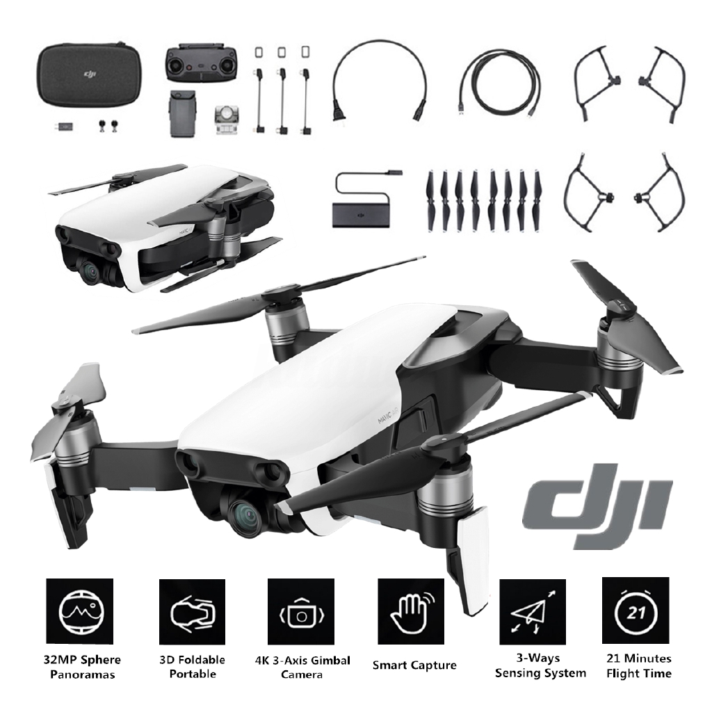 dji mavic air rc drone 32mp spherical panorama photo