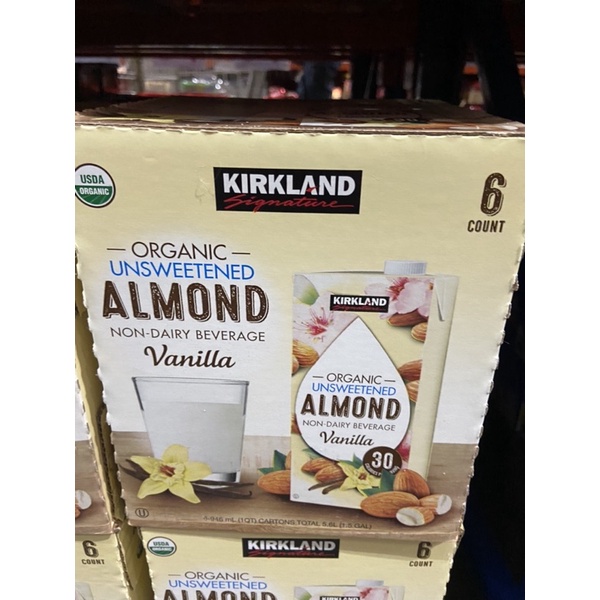 KIRKLAND SIGNATURE ORGANIC UNSWEETENED ALMOND MILK 6 PCS Shopee Philippines