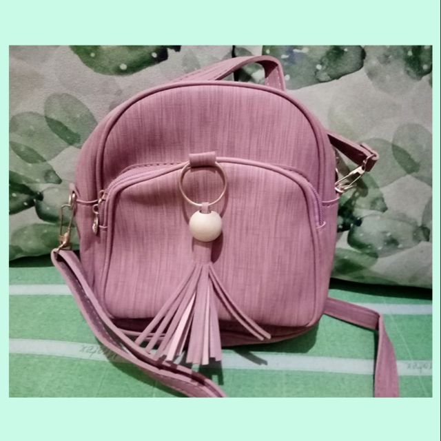 preloved... bag sling/backpack | Shopee Philippines
