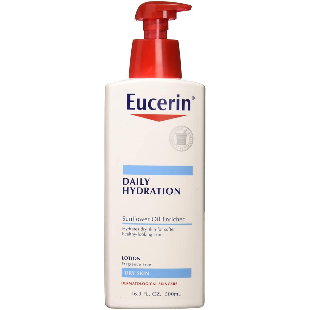 Eucerin Daily Hydration Lotion Lightweight Full Body Lotion for Dry