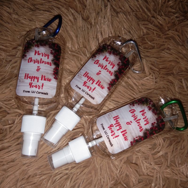 Personalized alcohol spray bottle with keychain Shopee Philippines