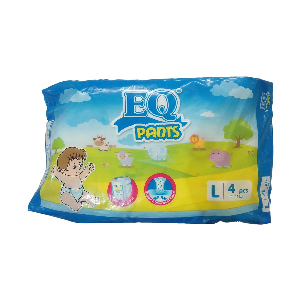 EQ Diaper Pants L 4's EQ082 Shopee Philippines