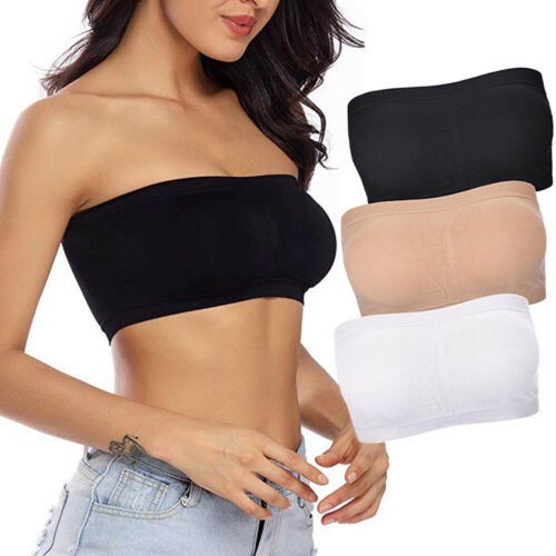 ✦LD-Double Layers Plus Size Strapless Bra Bandeau Tube | Shopee Philippines