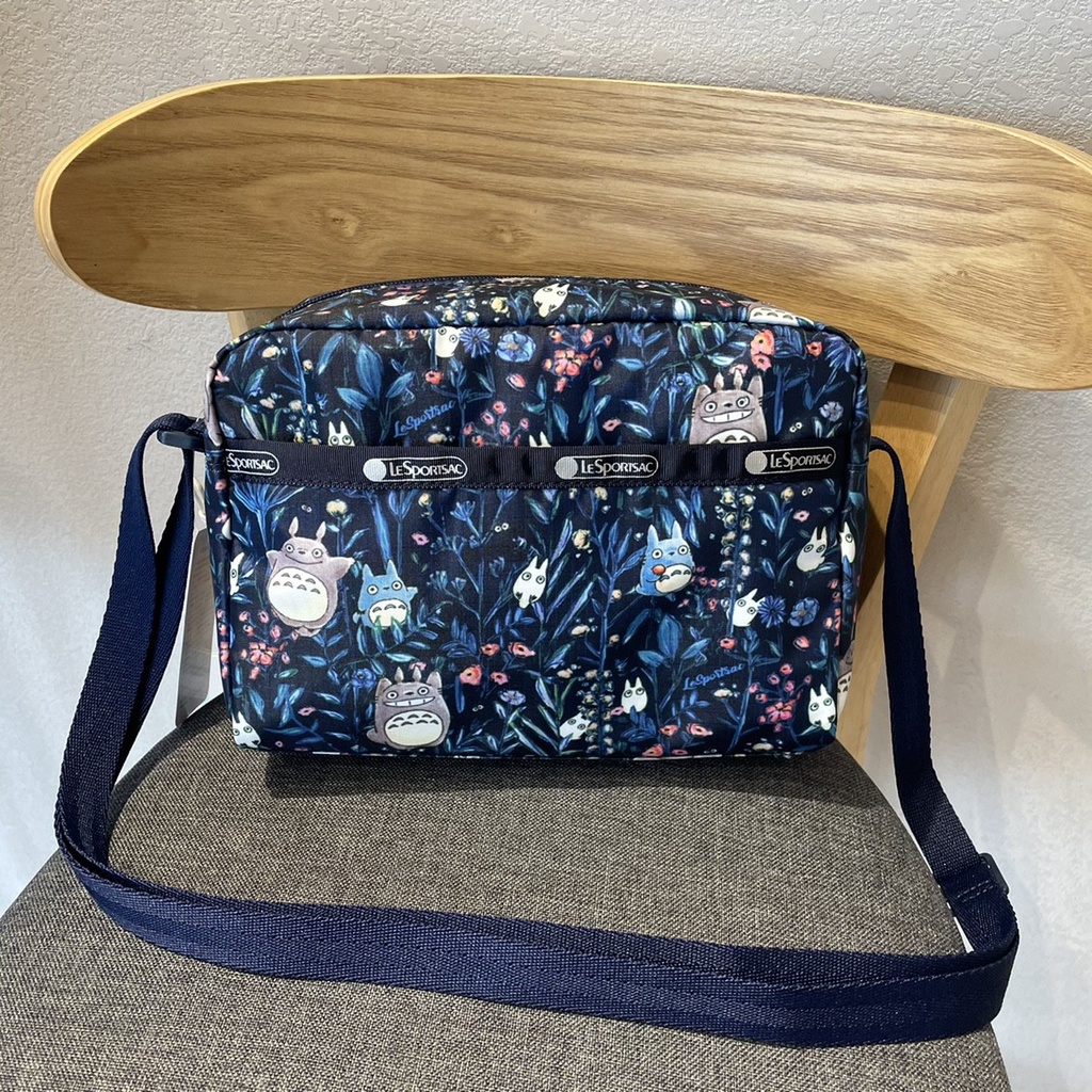 Lesportsac New Multi Compartment Fashion Shoulder Bag Lightweight Simple Women S Bag Large Capacity 2434 Totoro Shopee Philippines