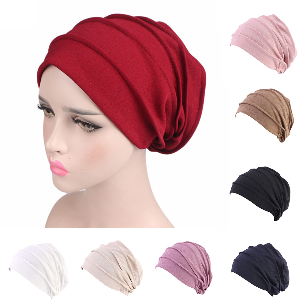 hair loss head wrap chemo sleep Stylish soft turban for swim fashion cancer 