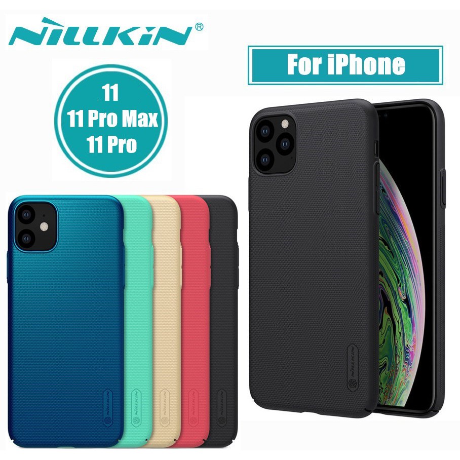 Casing Apple Iphone 11 Iphone 11 Pro Iphone 11 Pro Max Nillkin Frosted Hard Back Cover Case Shopee Philippines