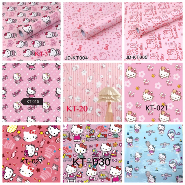 Wb Local Hello Kitty Wallpaper Stickers Self Adhesive Shopee Philippines
