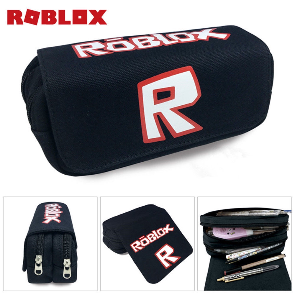 Game Roblox Student Pencil Case Canvas Stationery Bag - game roblox soft tpu phone case for huawei p20 p20 lite p10