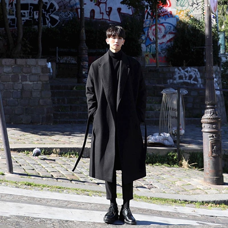 korean overcoat mens