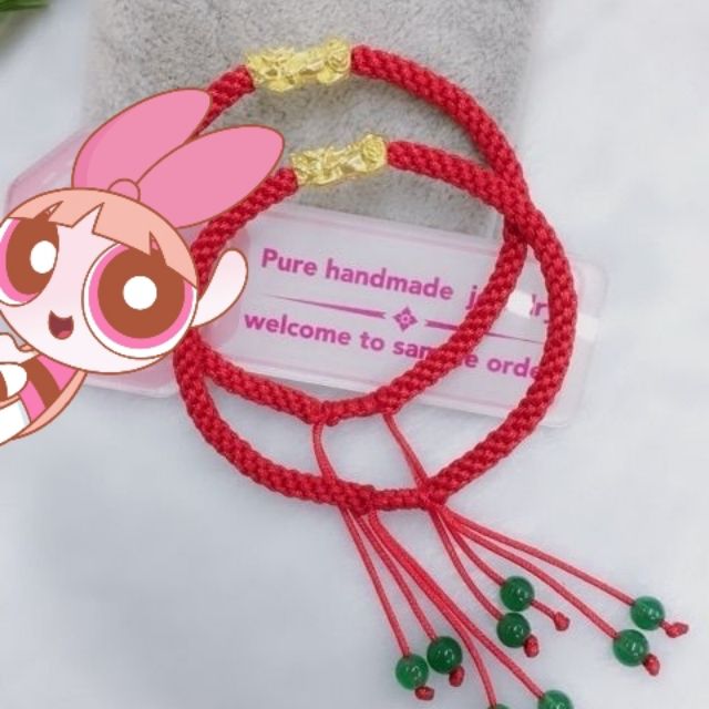 24K Gold Piyao red string bracelet (each) Shopee Philippines