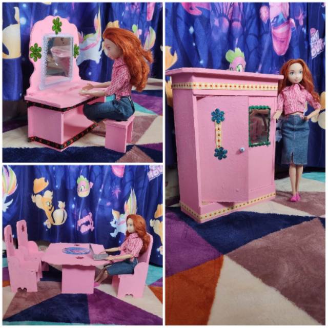 barbie doll dressing table