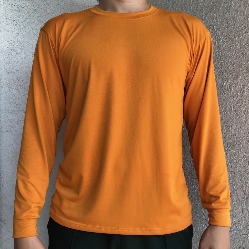 CC FASHION UNISEX Plain Long Sleeves (Polyester Cotton, Spandex, Semi