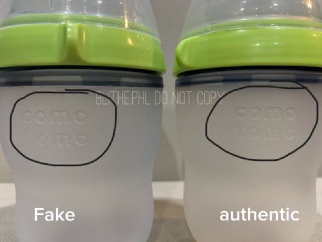 fake comotomo bottle