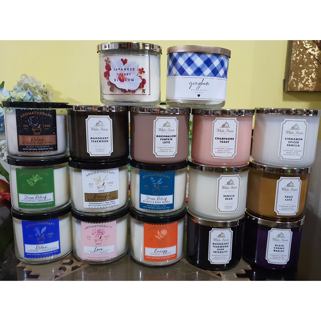 Bath and Body Works 3wick Scented Candles 14.8oz/411g 01 Shopee