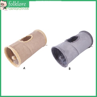 ◈FOLKLORE Cat Tunnel Funny Pets Kitten Indoor Outdoor Play Tunnel Tubes Puzzle Toys