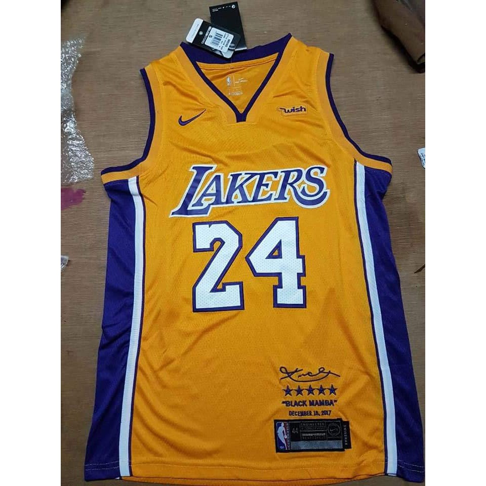 mamba edition lakers jersey