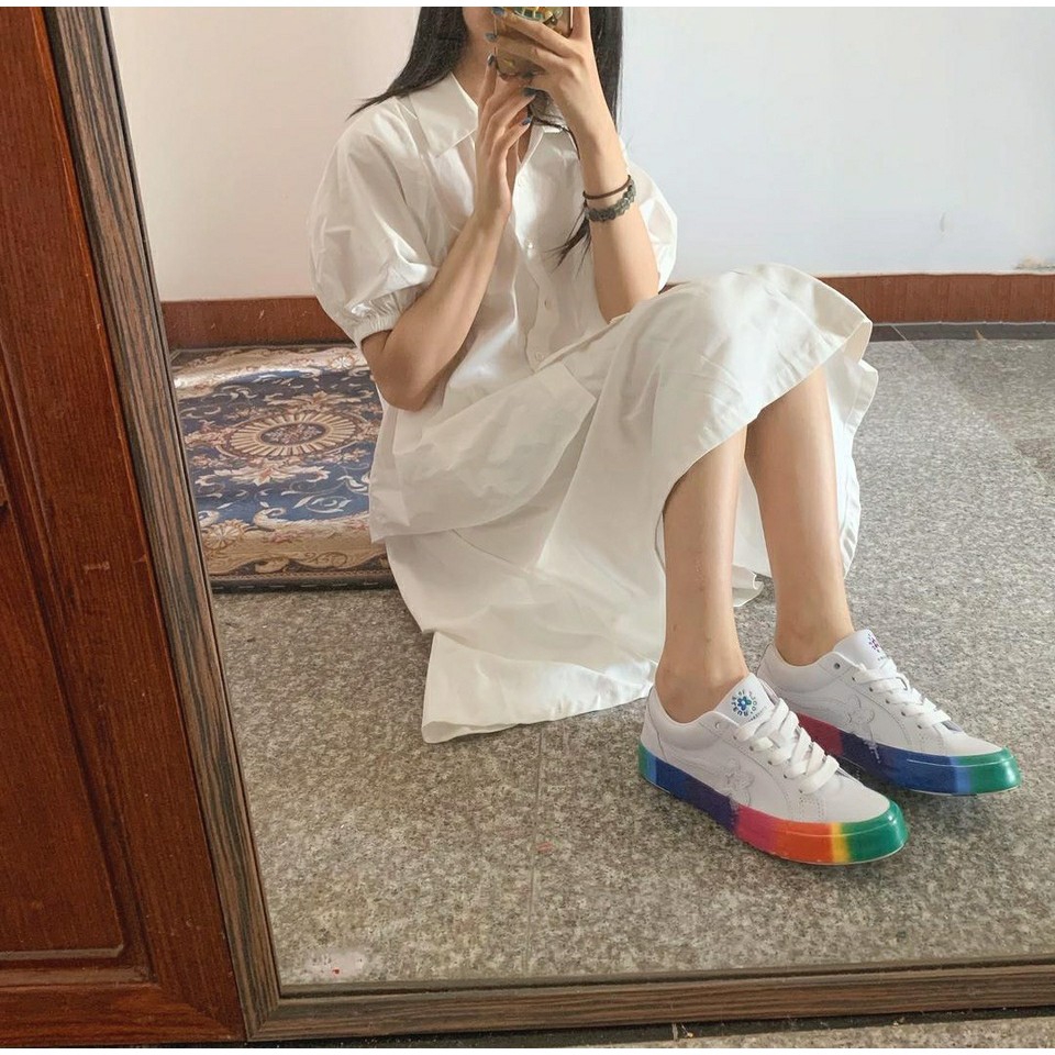 converse one star rainbow