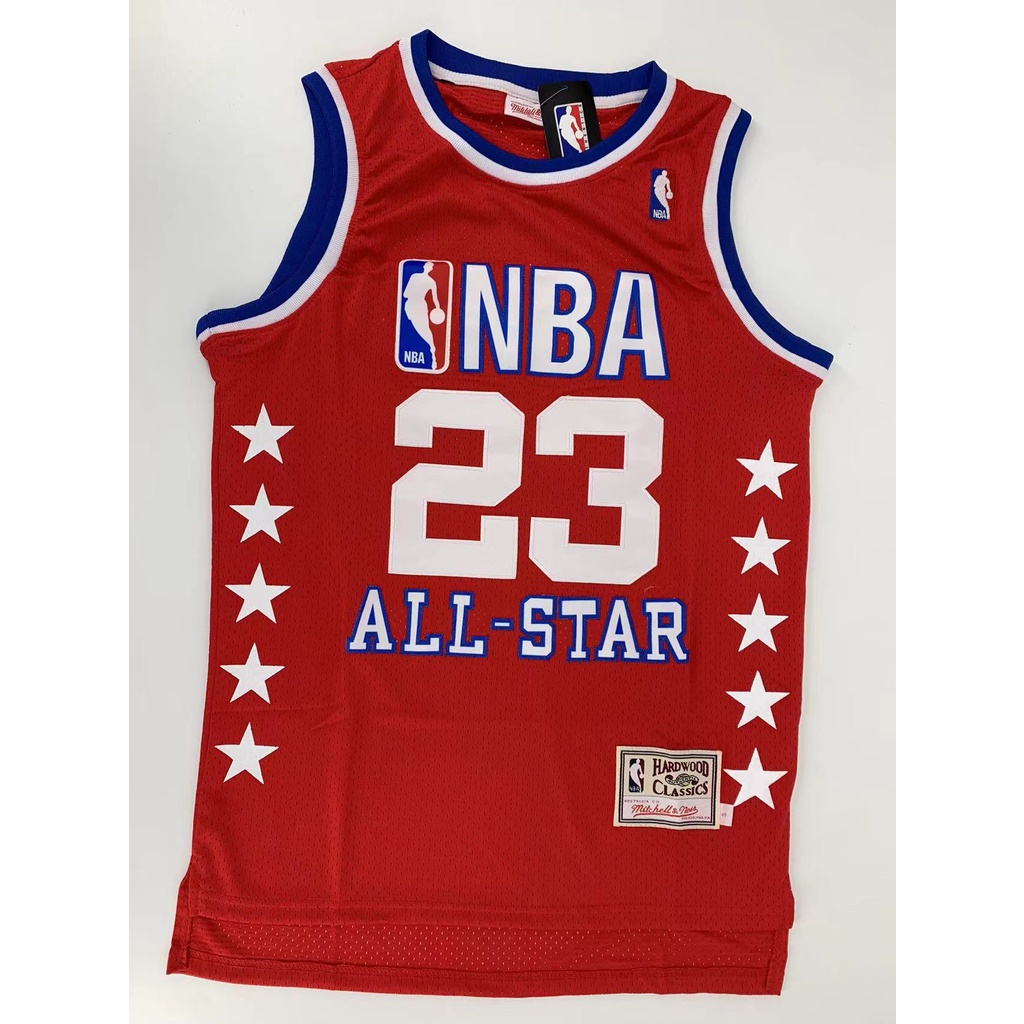 NBA All-Star East Michael Jordan 1989 Authentic Jersey By Mitchell & Ness -  Red - Mens