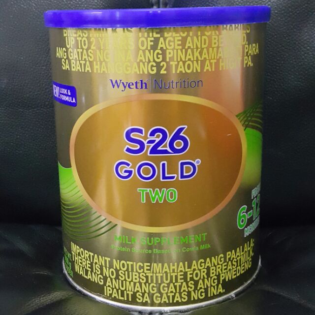 New Wyeth S 26 Gold Two 2 900g Powder Milk Drink S26 Shopee