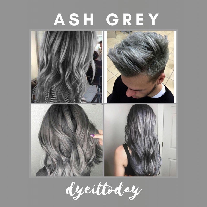 Ash Grey Hair Dye Set (Bleach and Color) | Shopee Philippines