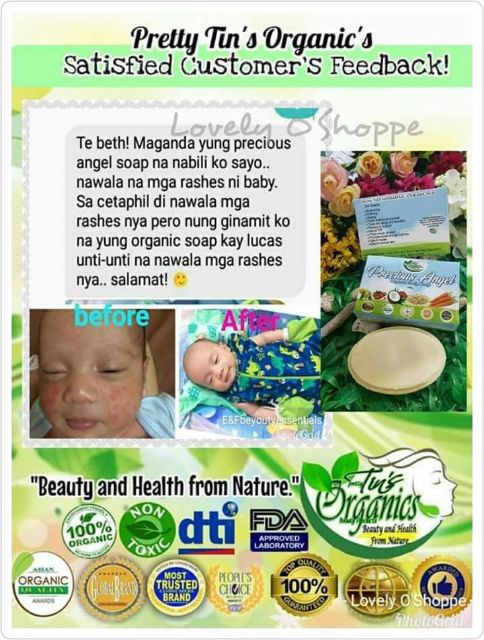 angel baby soap