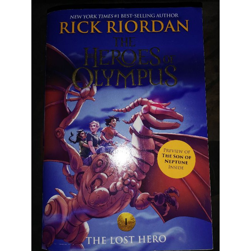 The Lost Hero The Heroes Of Olympus Book 1 Paperback By Rick Riordan Shopee Philippines