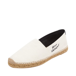 ysl loafers white