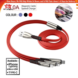 Top Quality 5a Fast Charger Led Light Micro Usb Type C Charging Cable For Iphone Android Phone Shopee Philippines