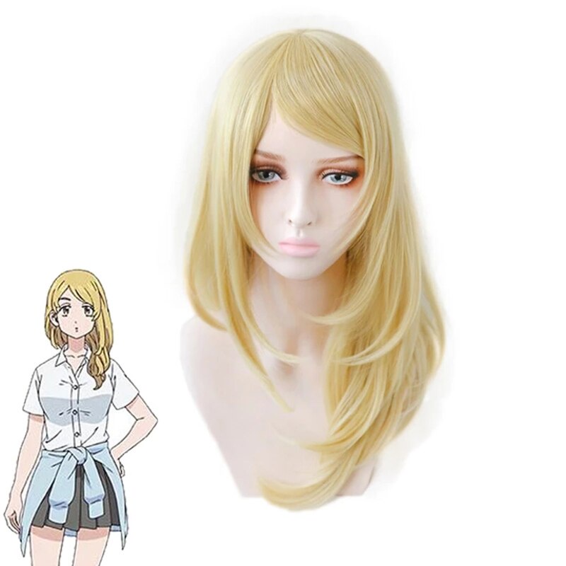 Emma Sano Cosplay Wig Anime Tokyo Revengers Emma Synthetic Fake Hair