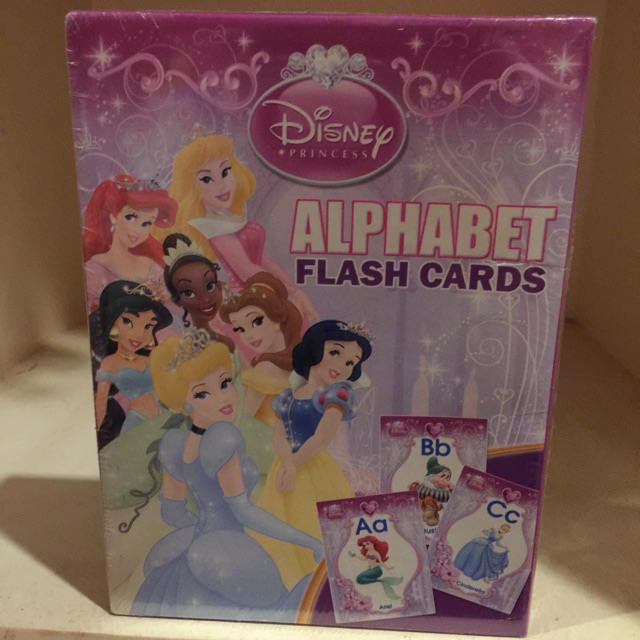 Disney Alphabet Flash Cards for Preschoolers/ Kids Shopee Philippines